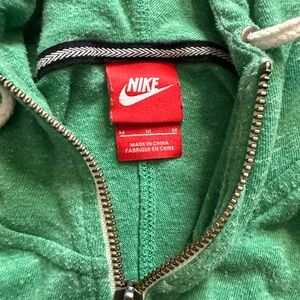 Nike Green Hoodie with Zipper